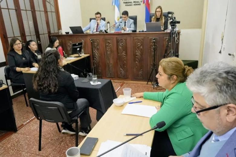 Tribunal Penal 1 de Posadas juicio contra Mariela Ramírez por la muerte, en 2013, de su hija Belén